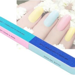 buyanputra 7way nail file art nail buffer for manicure and pedicure random color random colorone siz 19.92